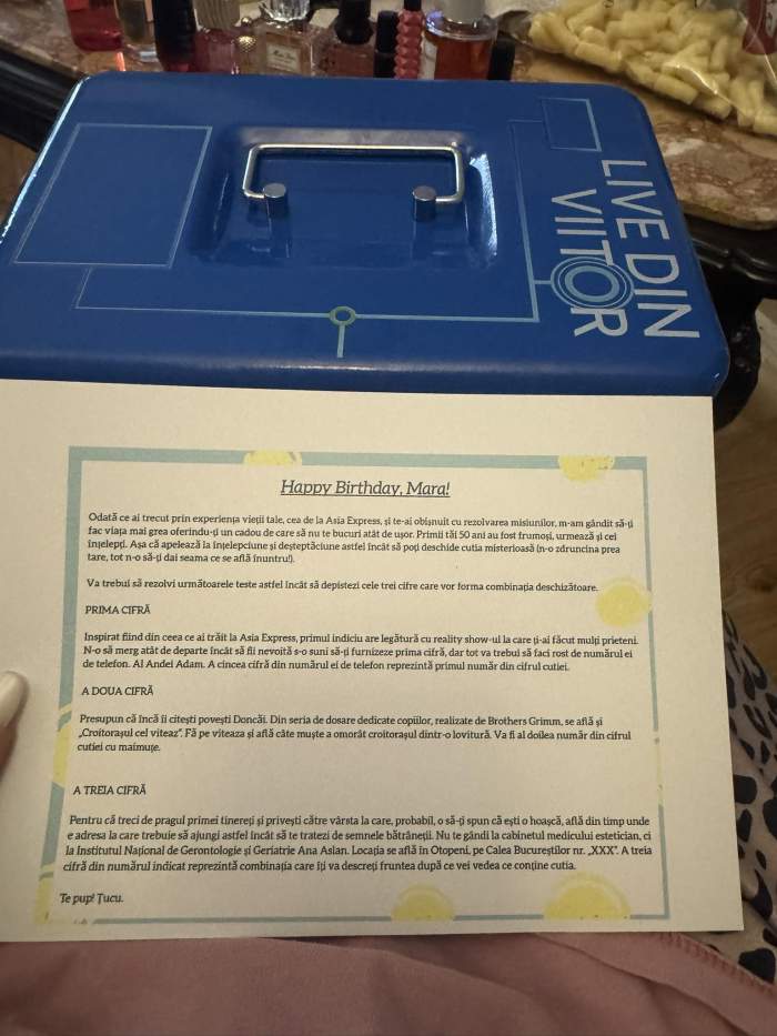 Cdaoul inedit primit de Mara Bănică