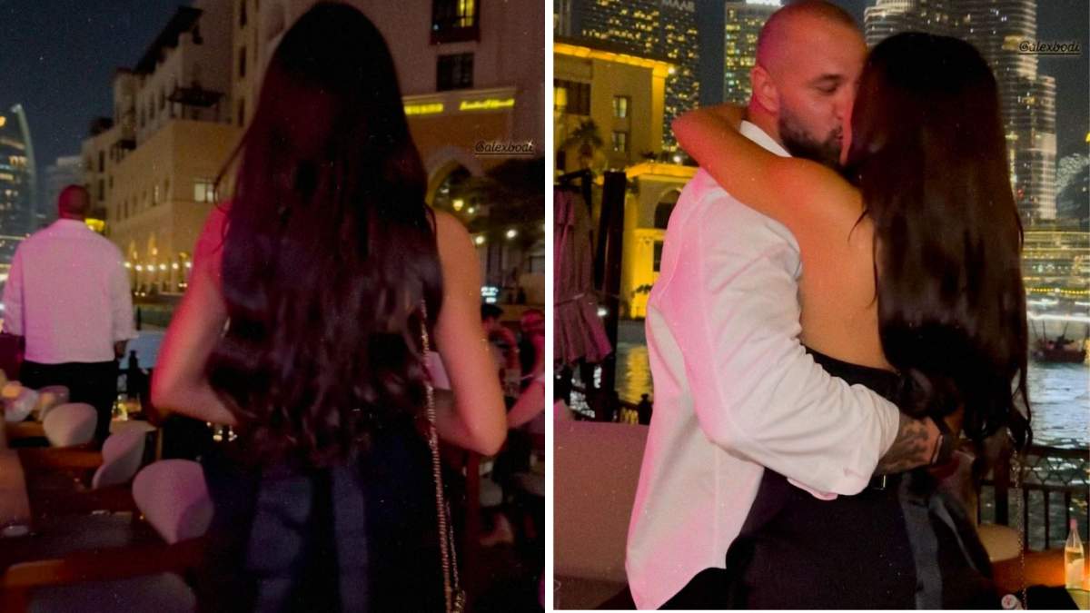 Alex Bodi și Anca, în ipostaze romantice