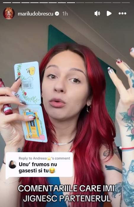 Marilu Dobrescu se machiază