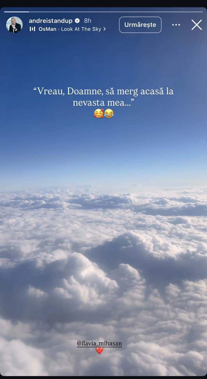 Andrei Ciobanu, declarație de dragoste inedită pentru Flavia de la „Neatza”! Ce i-a transmis comediantul iubitei sale