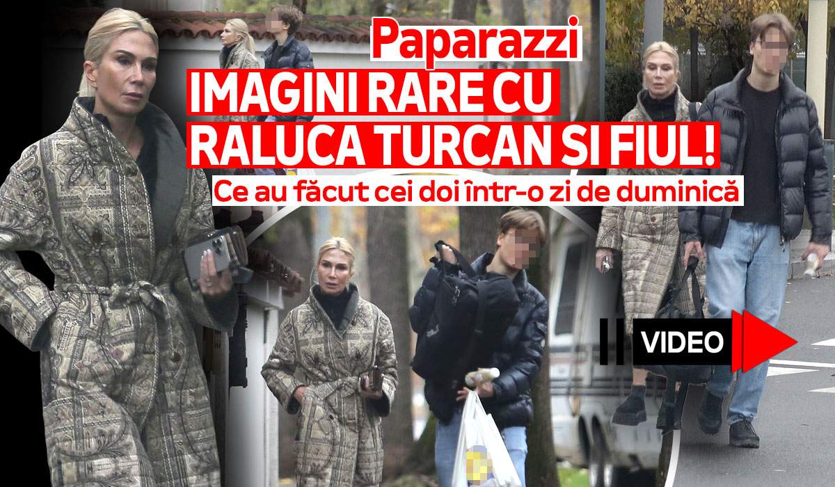 Raluca Turcan, alături de fiul ei