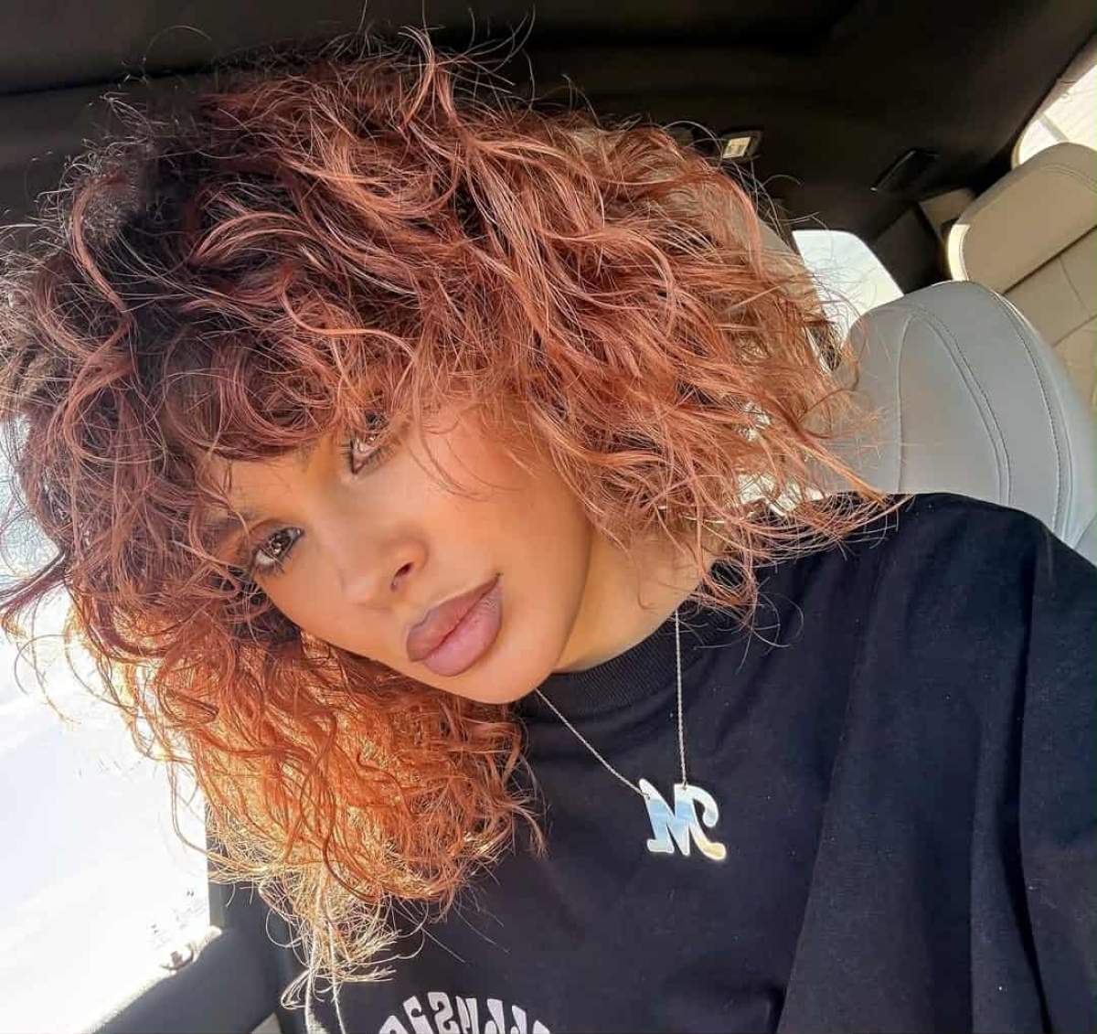 Marisa Paloma, selfie în mașină