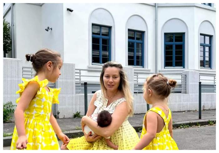 laura cosoi si fiicele sale