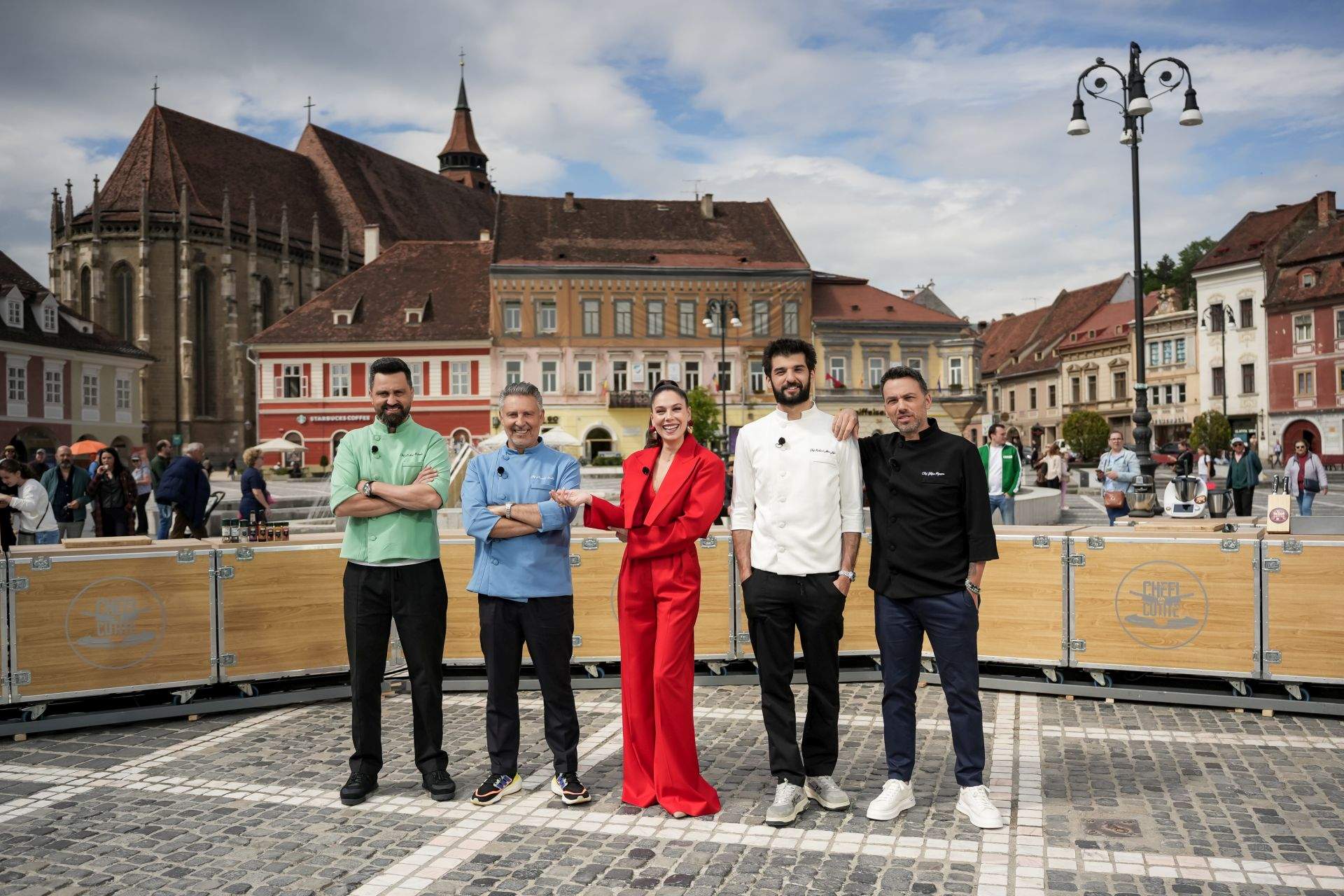 Irina Fodor, alături de cei patru chefi