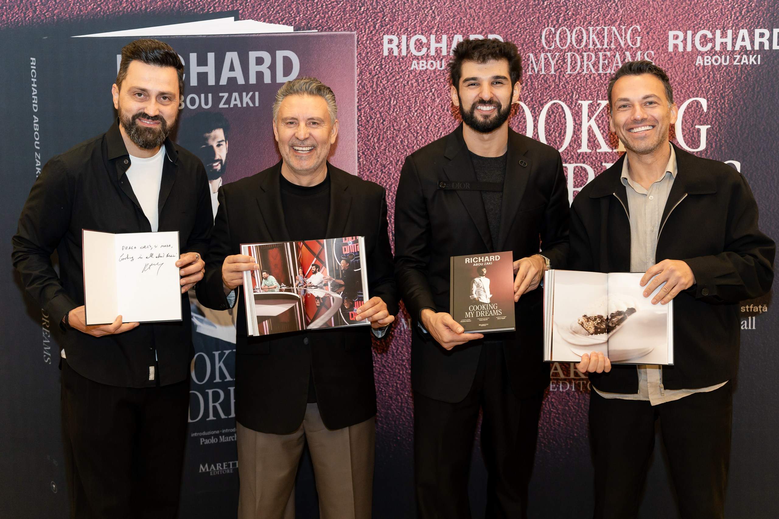 Chef Richard Abou Zaki a lansat cartea Cooking my dreams, dedicată parcursului său în lumea artei culinare: ”Mi-am deschis sufletul cu multă emoție în aceste pagini”