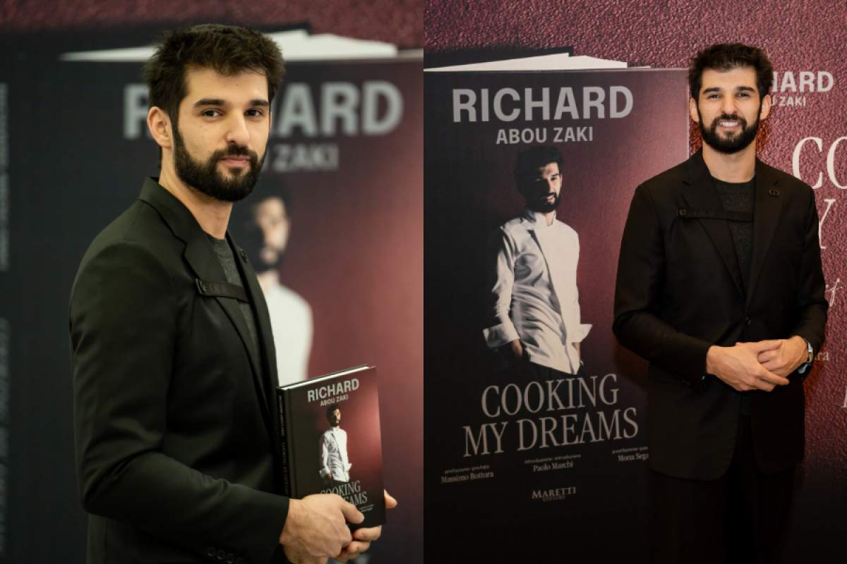 Chef Richard Abou Zaki a lansat cartea Cooking my dreams, dedicată parcursului său în lumea artei culinare: ”Mi-am deschis sufletul cu multă emoție în aceste pagini”