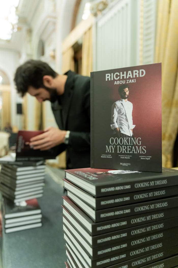 Chef Richard Abou Zaki a lansat cartea Cooking my dreams, dedicată parcursului său în lumea artei culinare: ”Mi-am deschis sufletul cu multă emoție în aceste pagini”