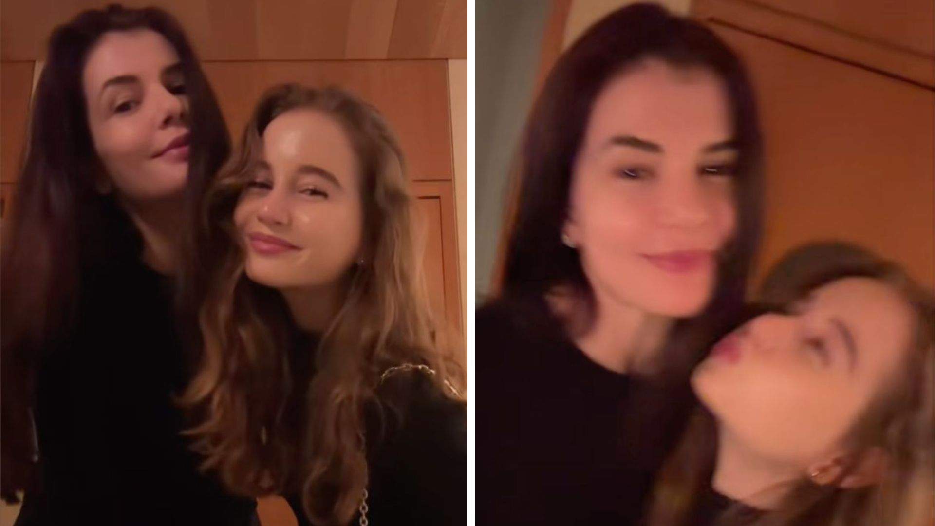 Monica Gabor, alături de fiica ei, Irina