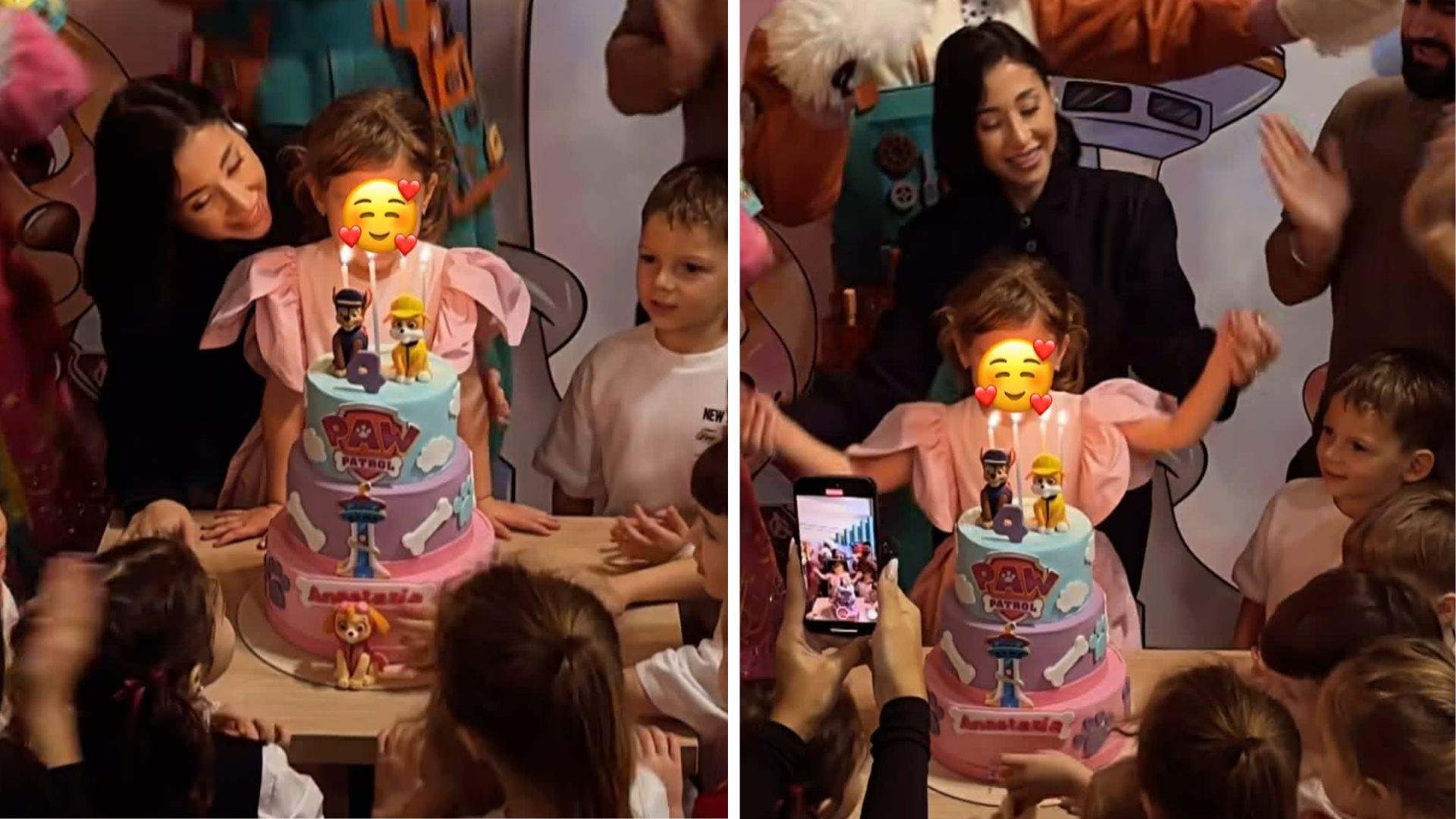 Nicole Cherry, la petrecerea fiicei sale