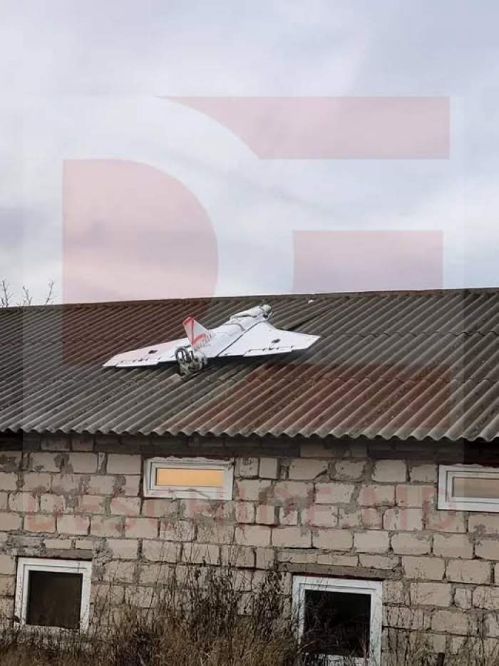 Drona care a căzut în livada din Cuhureștii de Jos