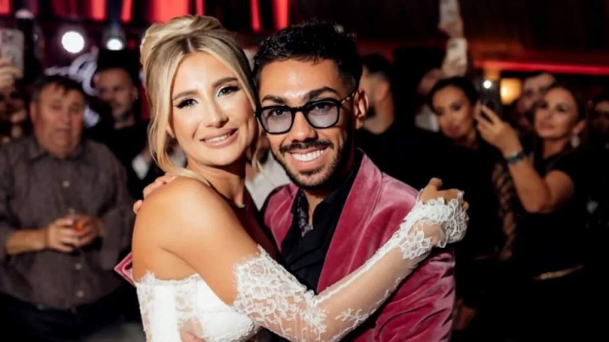 Claudia Puican și Armin Nicoară, ipostaze inedite de la nunta