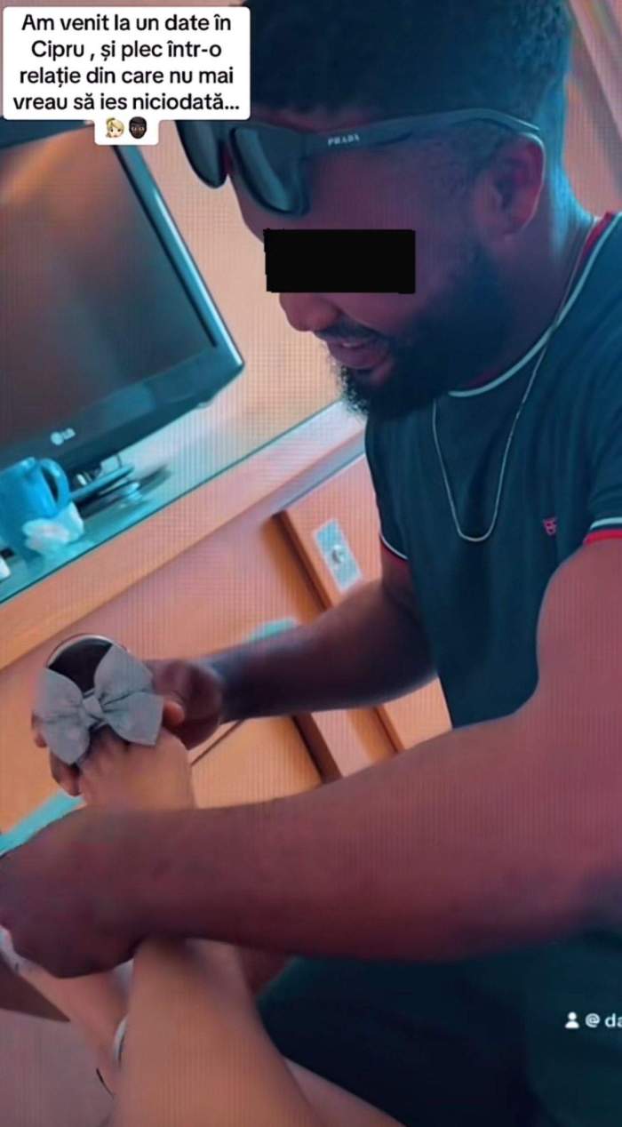 Iubitul Danei Roba încalță make-up artista