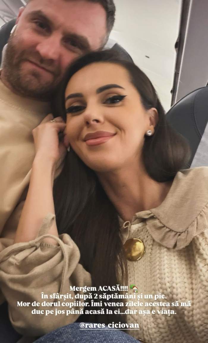 Georgiana Lobonț și soțul ei, Rareș Ciciovan