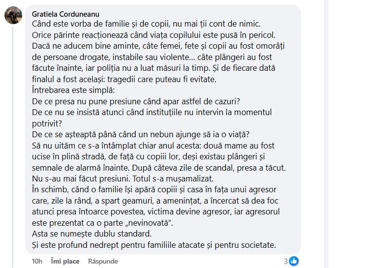 Grațiela Corduneanu sare în apărarea cumnaților săi, Adrian și Ramona Corduneanu