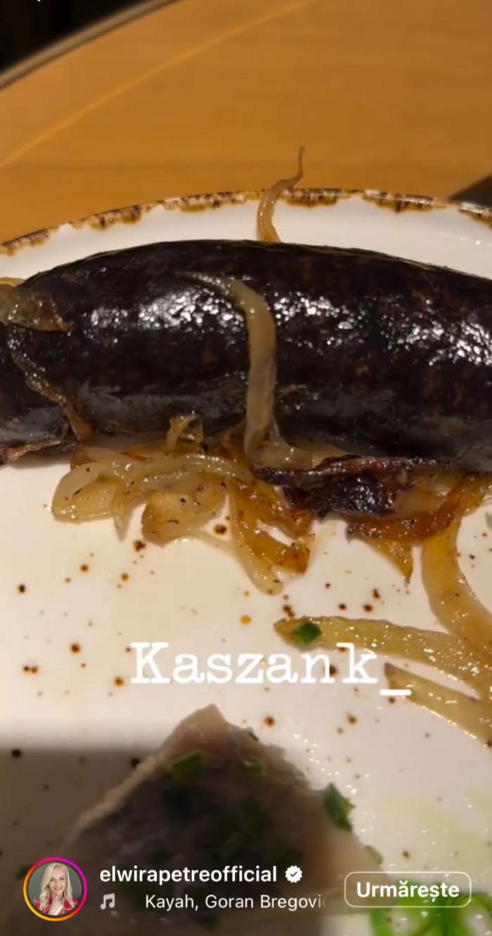 Preparatul kaszanka, îndrăgit de Elwira Petre