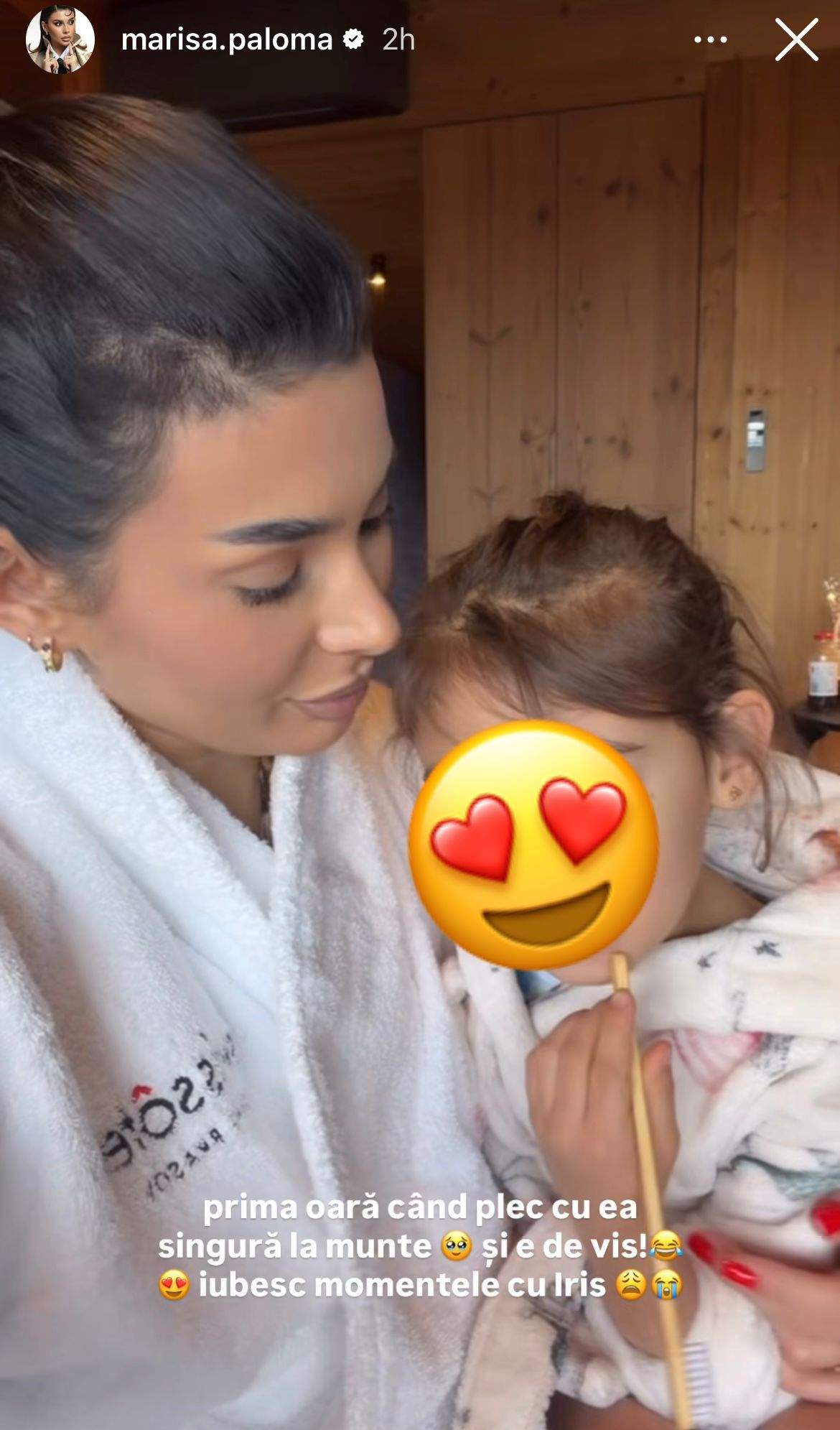 Marisa Paloma și fiica ei, dialog savuros