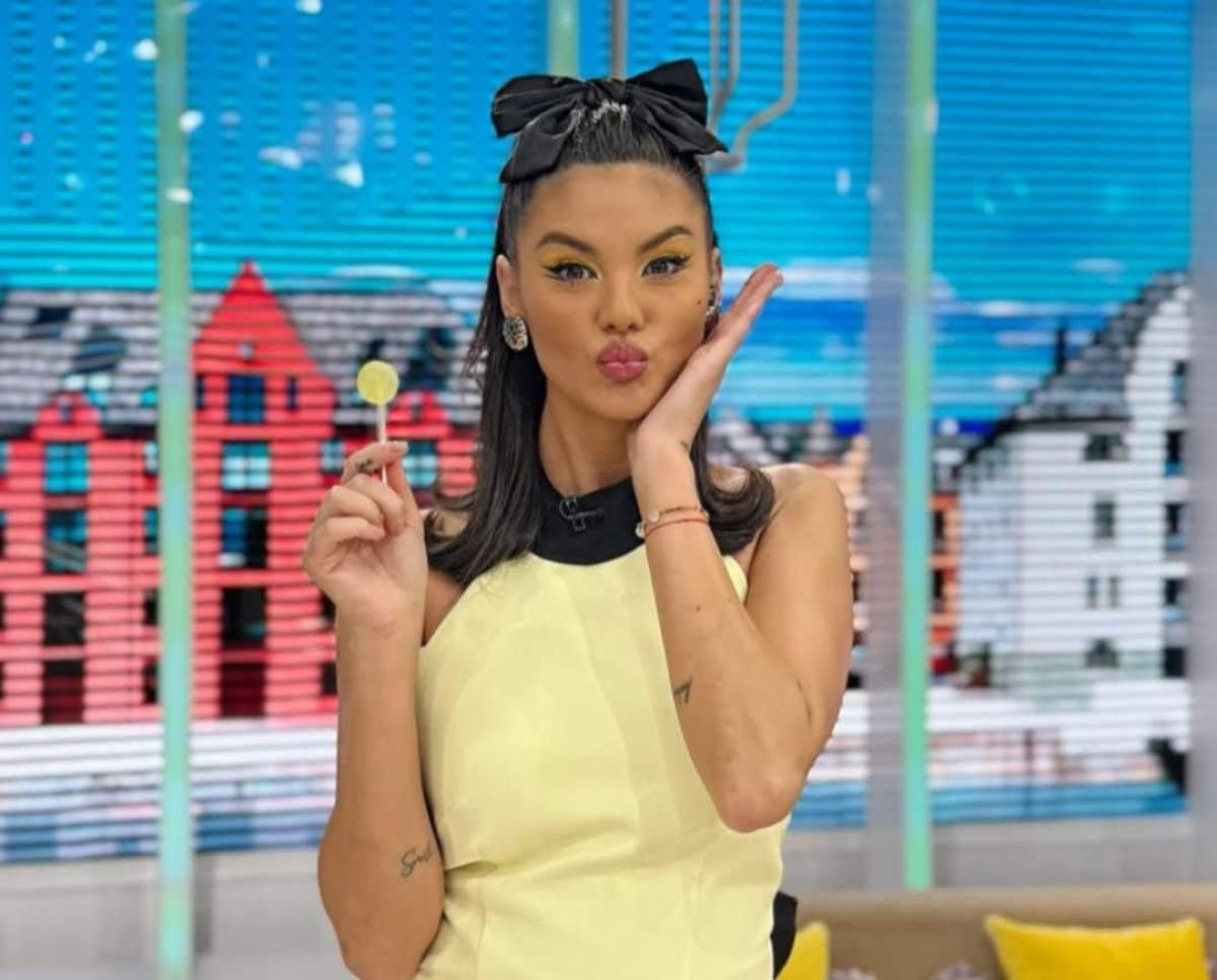 Ramona Olaru la o emisiune TV