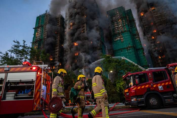 incendiu în Hong Kong