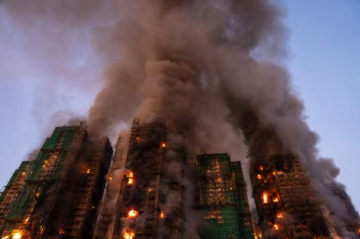 incendiu în Hong Kong