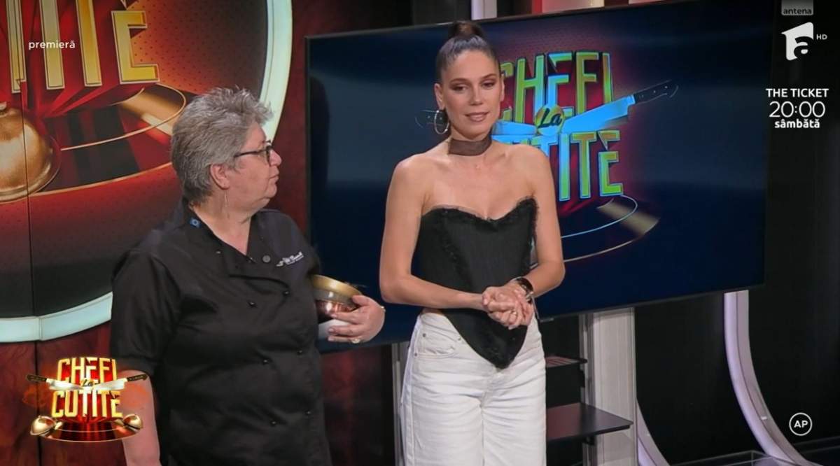 Gina Bradea la Chefi la cuțite