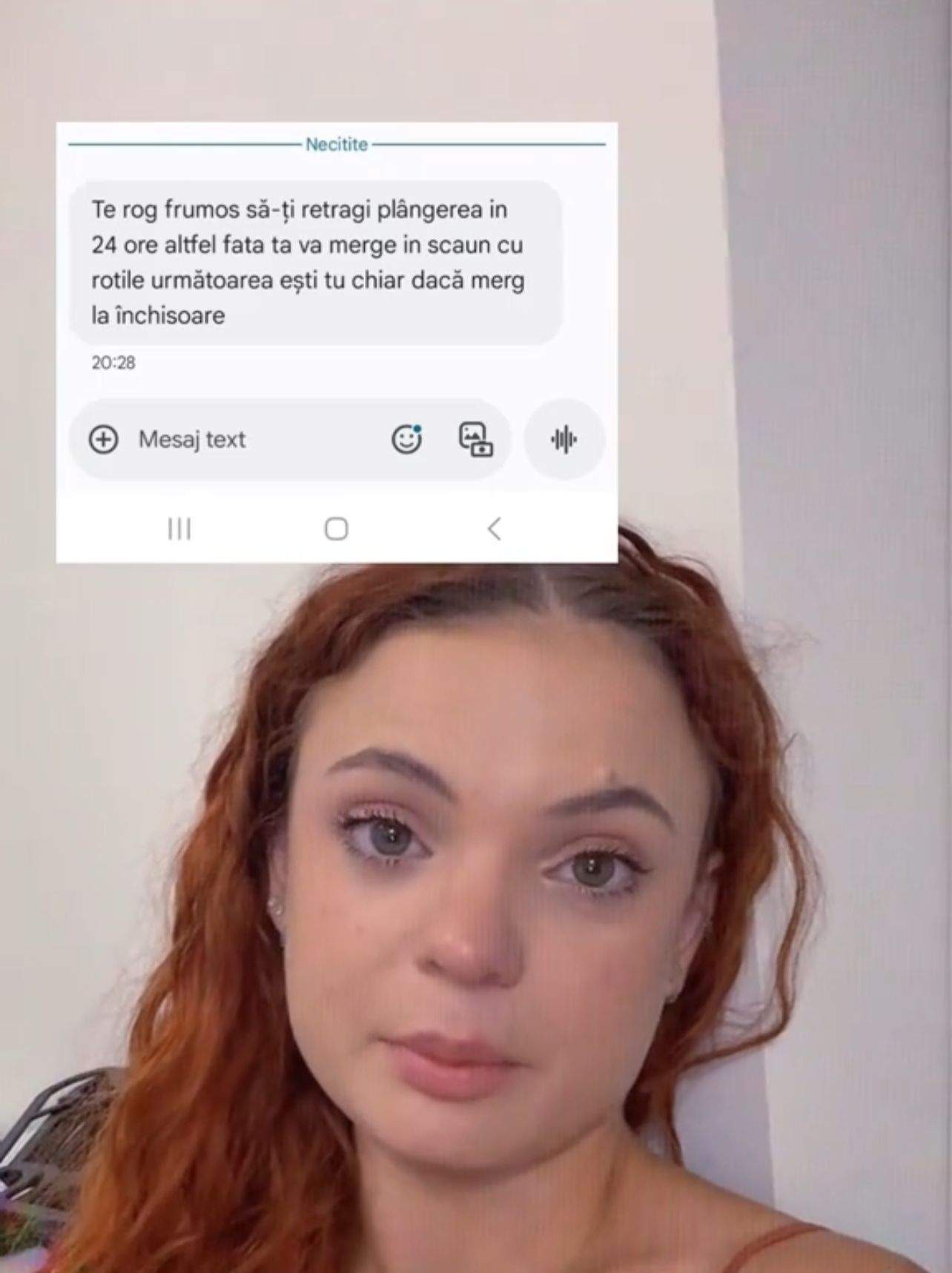 tanara amenintata de tata