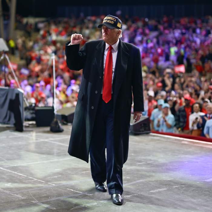 Donald Trump pe scenă