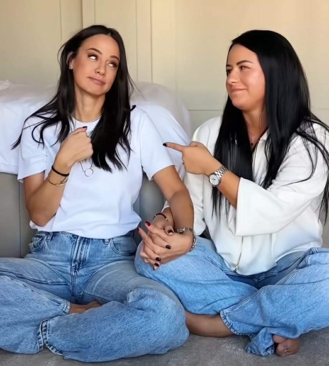 Andreea Raicu și fiica ei adoptivă, Maria