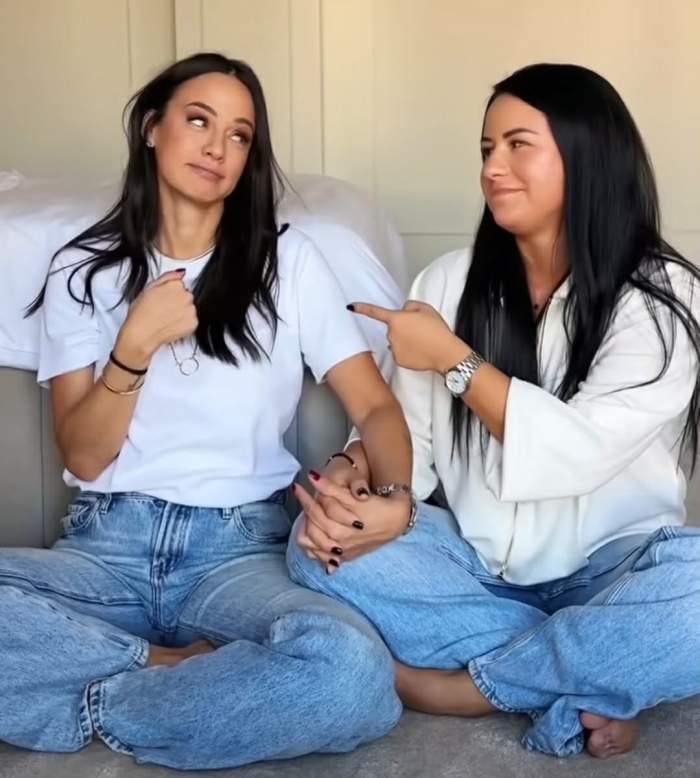 Andreea Raicu și fiica ei adoptivă, Maria