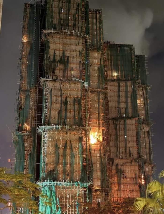 incendiu în Hong Kong