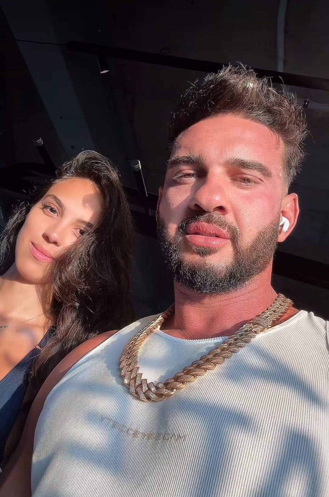 Dorian Popa și soția lui, Andreea