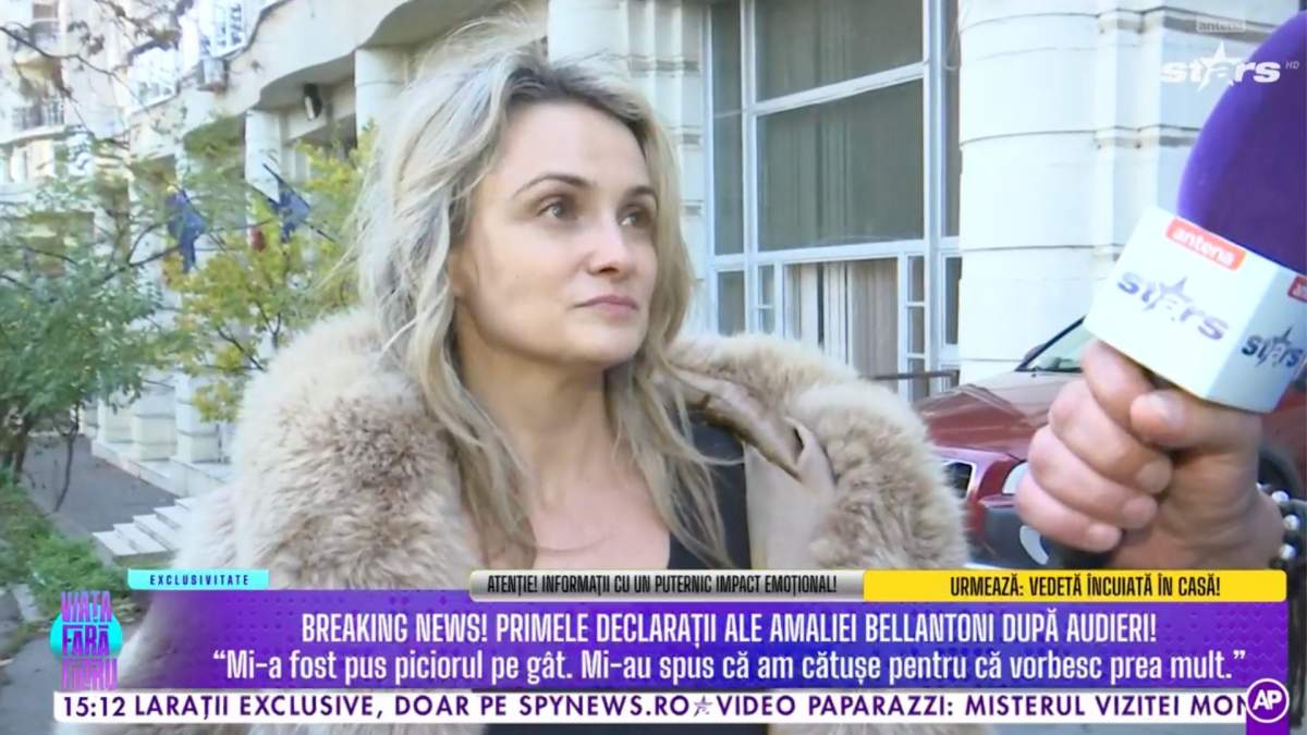 Amalia Bellantoni, primele declarații după audiere! Ce au decis judecătorii: "Noi suntem victime..."