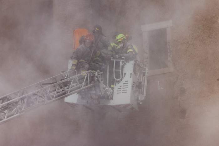 S-a prăbușit o parte din turnul medieval de lângă Colosseum