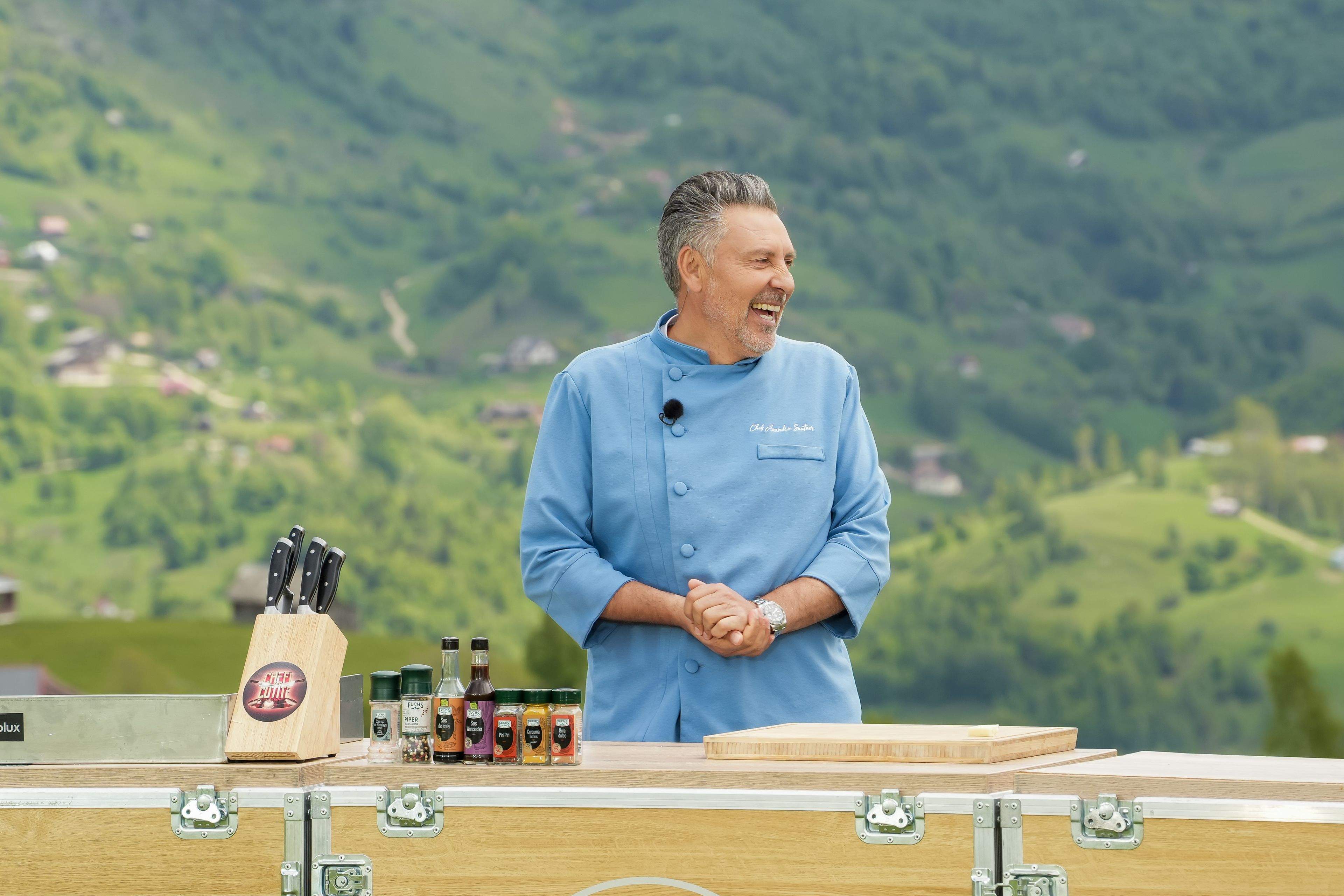 Amuletă grea, diseară, la Chefi la cuțite: jurații gătesc la 1.200 metri altitudine, iar Chef Oana Coantă, premiată de un prestigios ghid gastronomic francez, vine la degustare