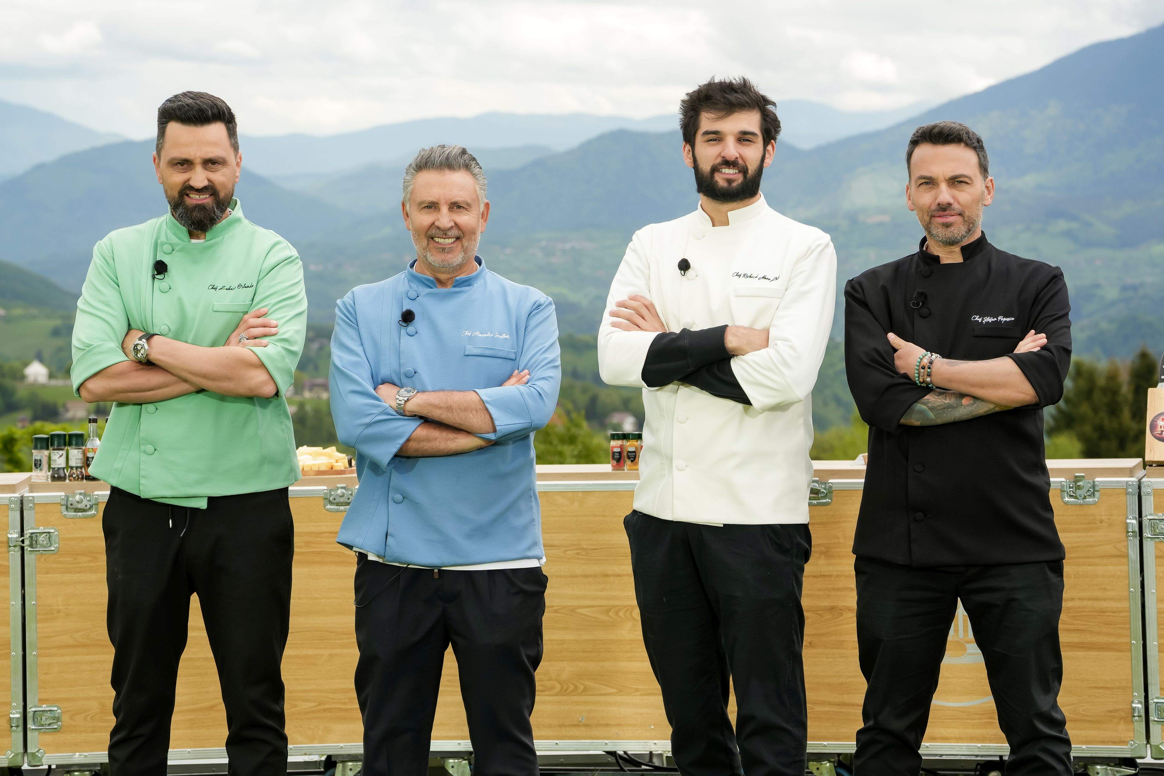 Amuletă grea, diseară, la Chefi la cuțite: jurații gătesc la 1.200 metri altitudine, iar Chef Oana Coantă, premiată de un prestigios ghid gastronomic francez, vine la degustare