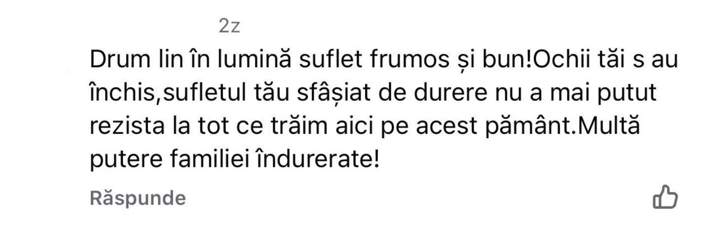 mesajul pentru Ștefania Szabo