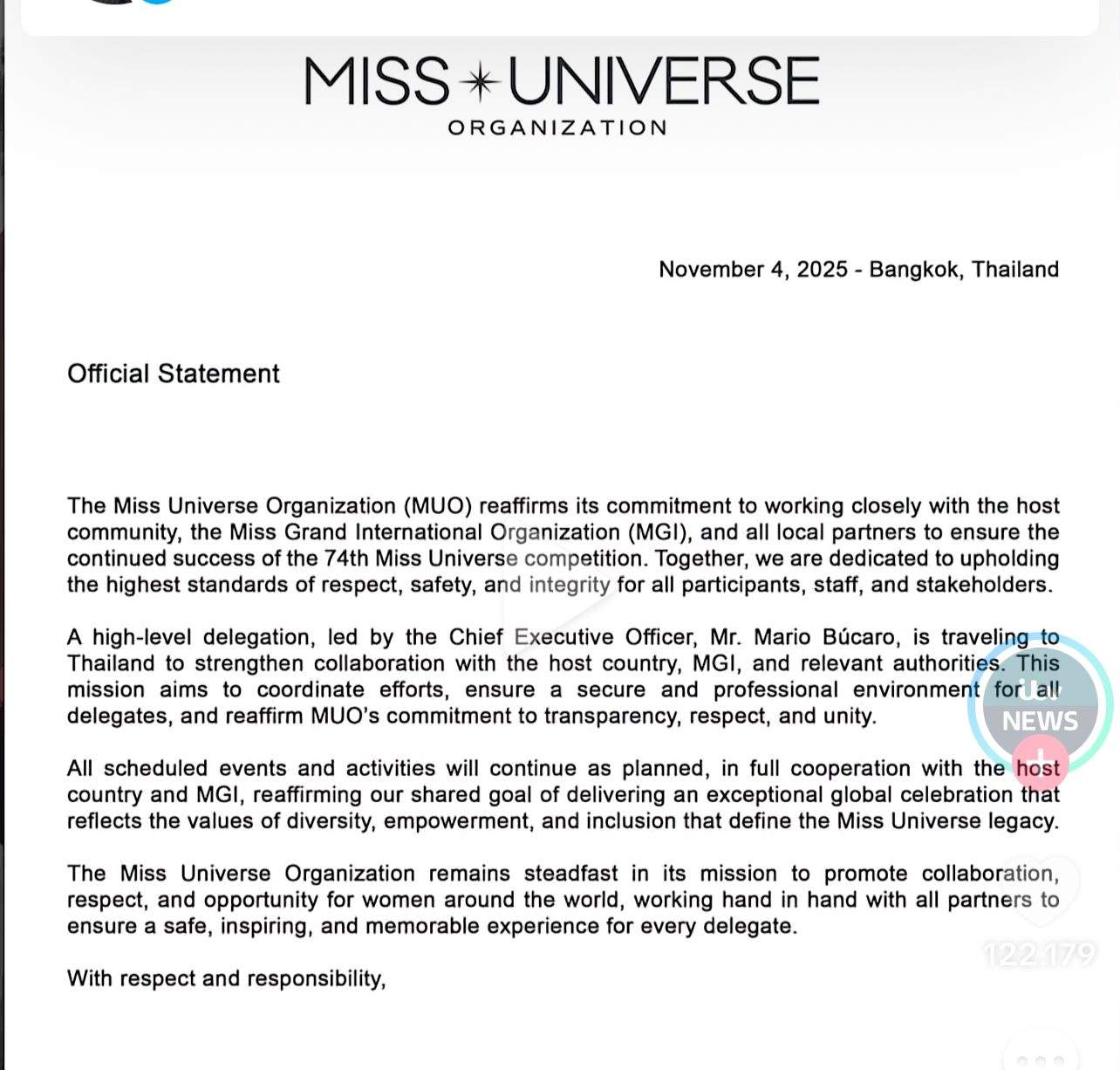 Scandal de proporții la Miss Universe! Concurentele, solidare față de contracandidata lor, după ce s-a solicitat ca aceasta să fie scoasă afară