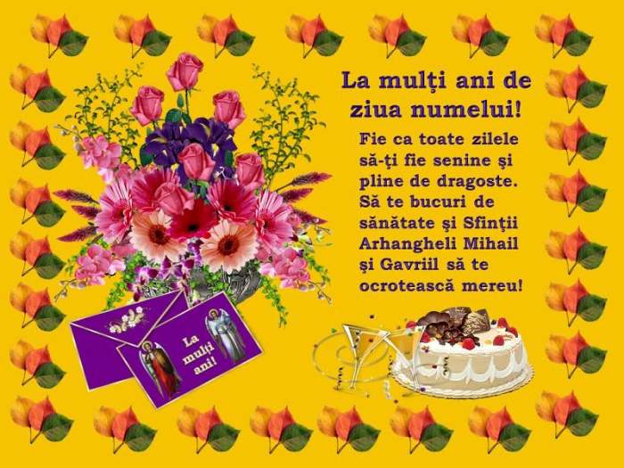 La mulți ani de Sfinții Mihail și Gavriil. Cele mai frumoase mesaje pentru cei dragi