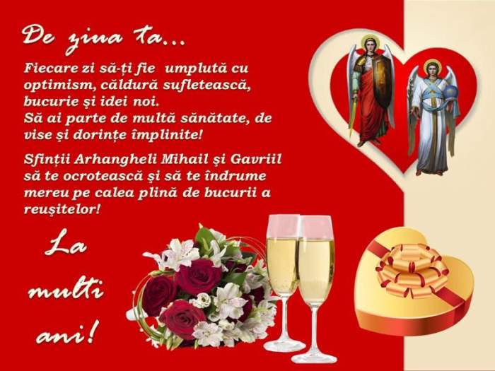 La mulți ani de Sfinții Mihail și Gavriil. Cele mai frumoase mesaje pentru cei dragi