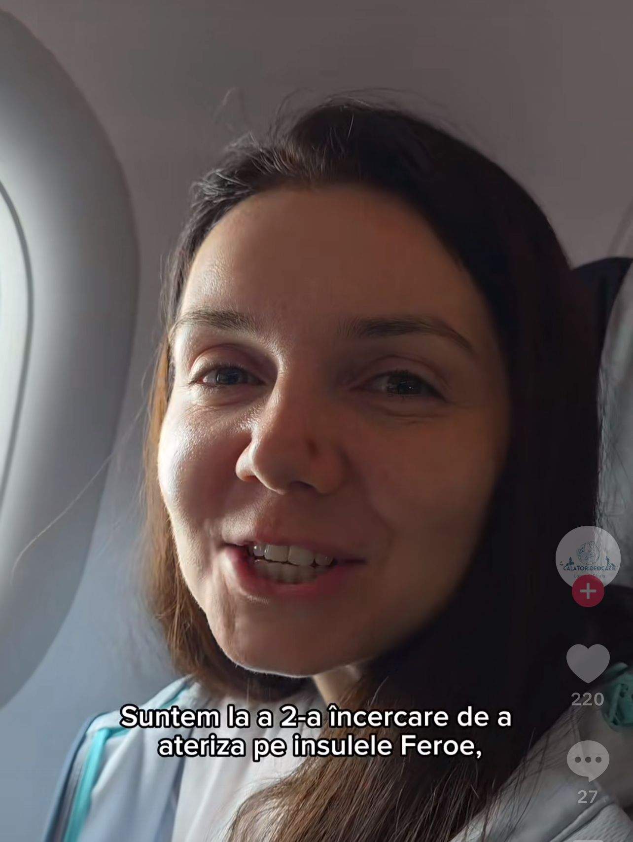 Momente de panică pentru doi vloggeri de travel din România! Avionul în care se aflau nu a putut ateriza în Insulele Feroe