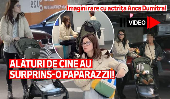 Imagini rare cu actriţa Anca Dumitra! Alături de cine au surprins-o paparazzii! 