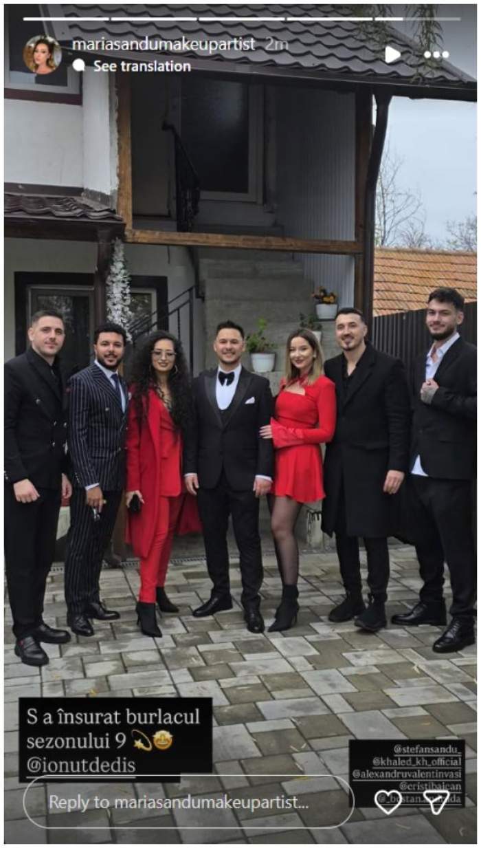 Dediș de la Mireasa, sezonul 9, s-a căsătorit religios cu aleasa inimii lui! Imagini de la fericitul eveniment 