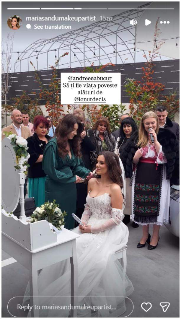 Dediș de la Mireasa, sezonul 9, s-a căsătorit religios cu aleasa inimii lui! Imagini de la fericitul eveniment 