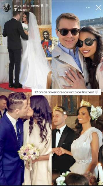 Anca Serea și Adi Sînă împlinesc 10 ani de când au devenit soț și soție. Ce mesaj emoționant a transmis vedeta