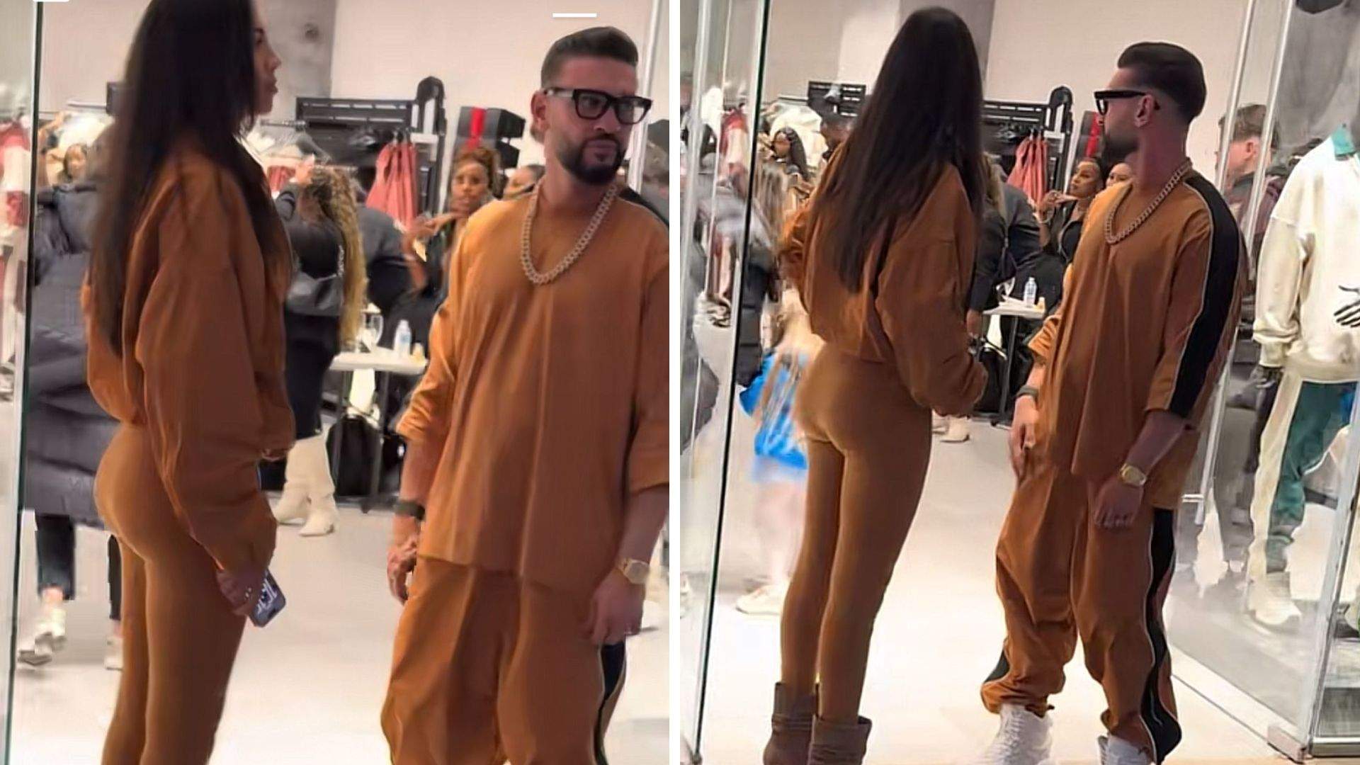 Cum și-au asortat ținutele Dorian Popa și soția. Unde au fost surprinși cei doi. Apariție neașteptată