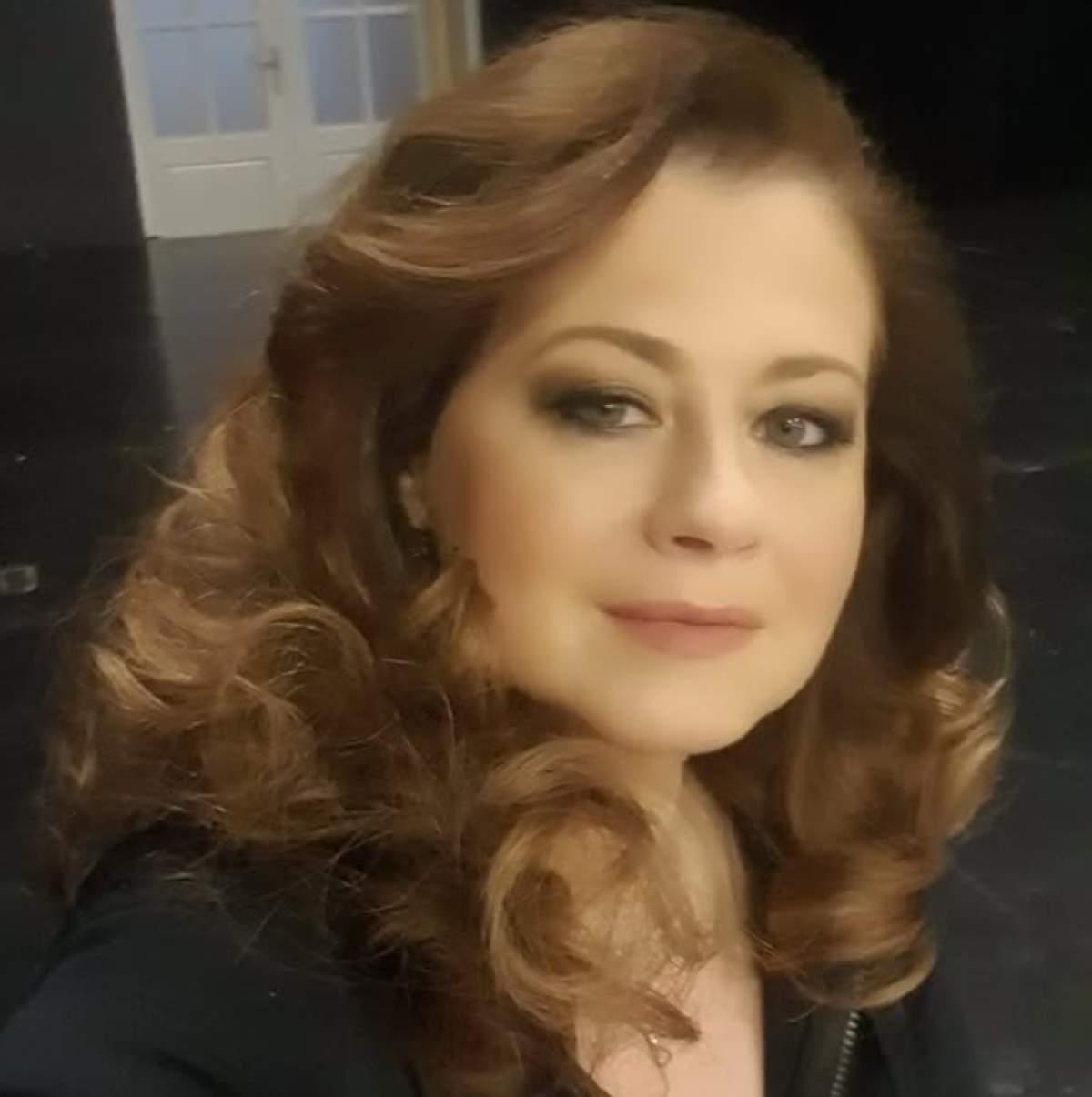 Corina Dănilă, cu părul aranjat