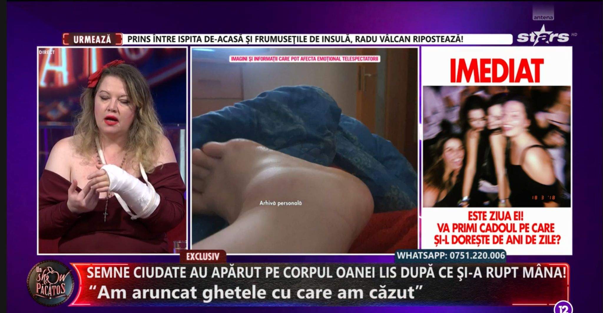 Oana Lis, în direct, la Antena Stars