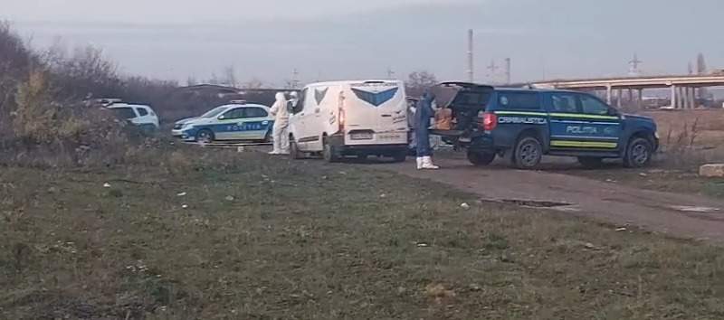 Aici a fost găsită mașina incendiată