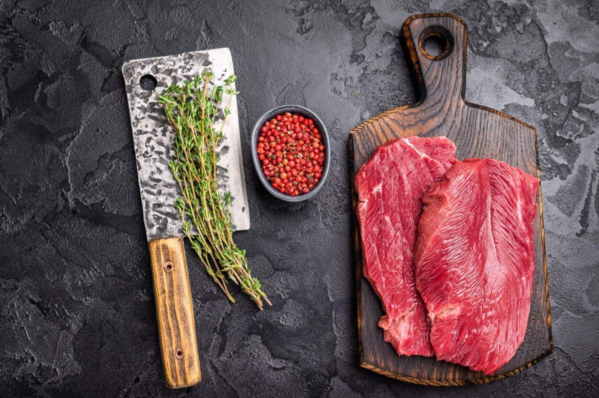 Crane de porc, înainte de gătire