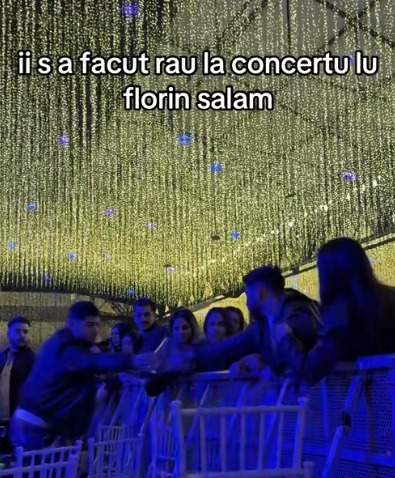 Momentul în care unui fan i s-a făcut rău