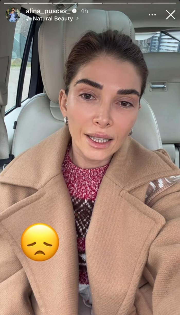 Alina Pușcaș, povestind ce i s-a întâmplat